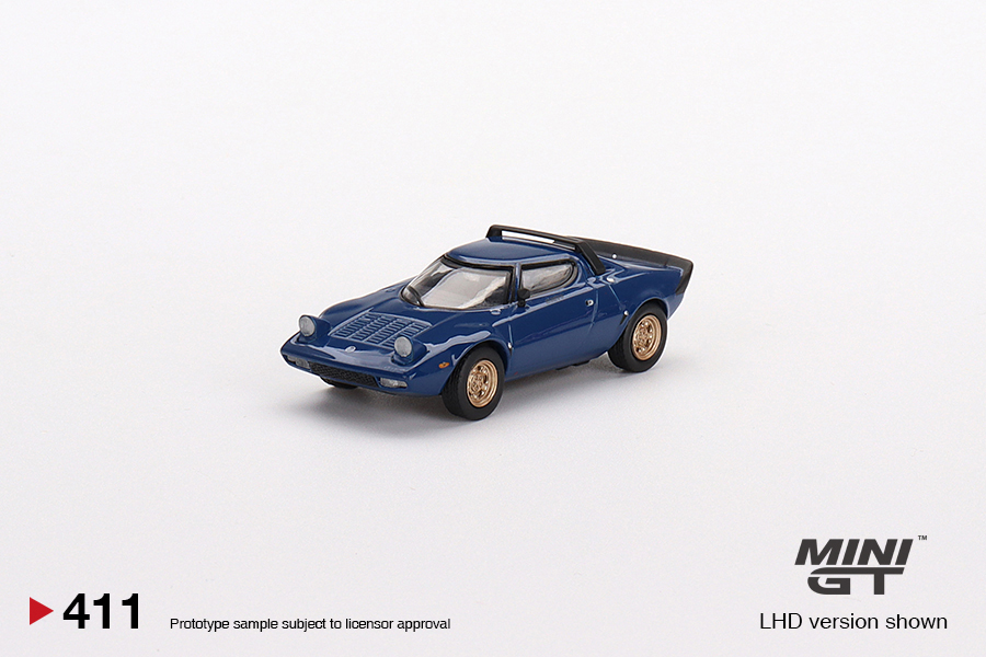 Mini GT MGT00411-L Lancia Stratos HF Stradale - Bleu Vincennes 1:64