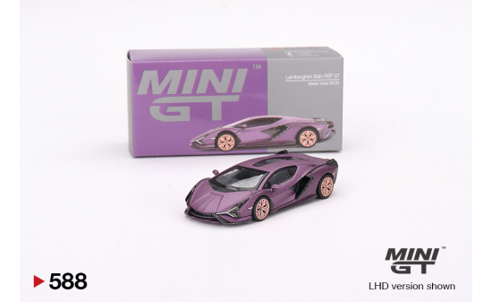 Mini GT MGT00588-L Lamborghini Sian FKP 37 Matte Viola SE30 (LHD) 1:64