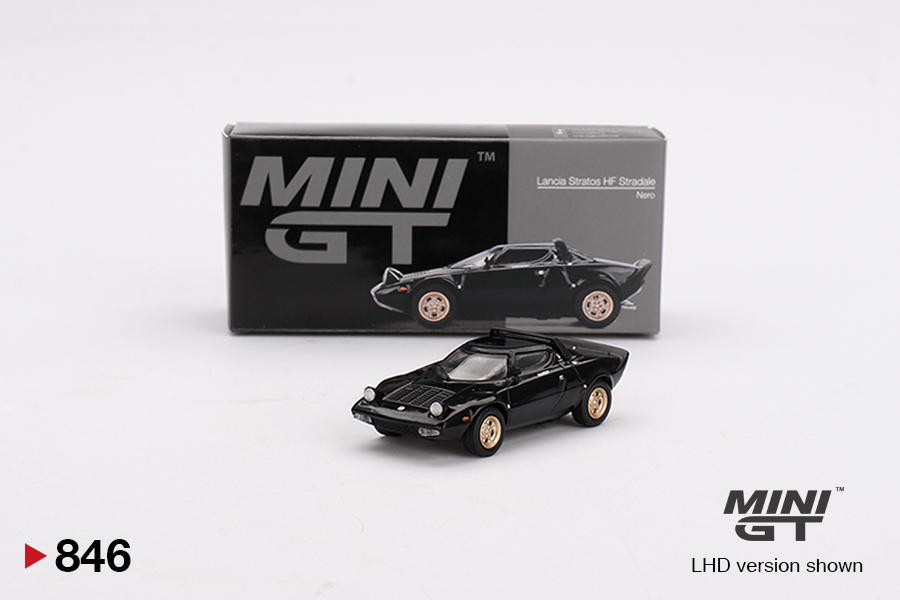 Mini GT MGT00846 Lancia Stratos HF Stradale Nero 1:64
