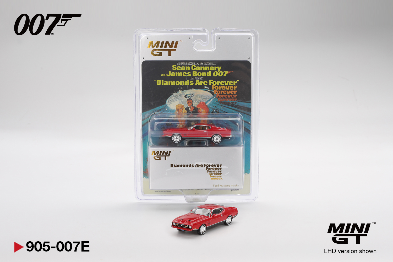 Mini GT MGT00905-007E Ford Mustang Mach 1 - Diamonds Are Forever 1:64