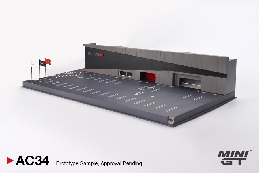 Mini GT MGTAC34 Diorama Nissan Nismo Operation Center 1:64