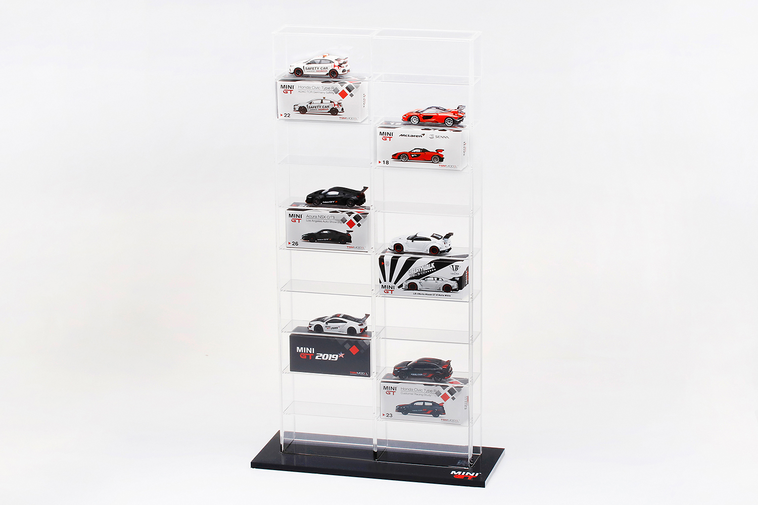 Mini GT MGTAC02 Vitrine 29x12x53 - Large (20 cars) 1:64