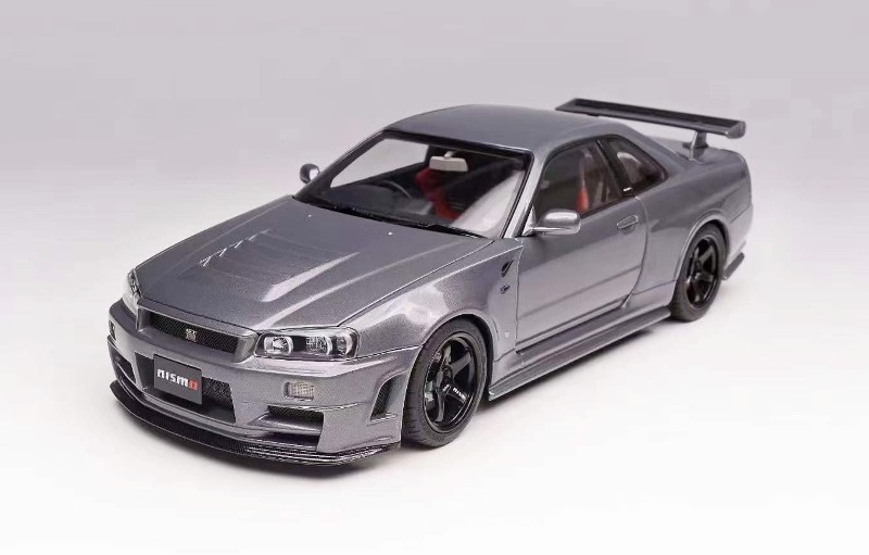 Motorhelix M83409  Skyline GT-R (R34) Nismo CRS - Gun Metallic 1:18