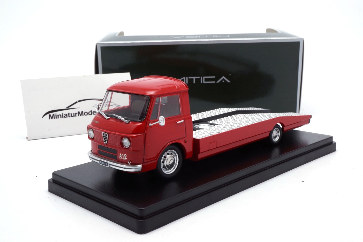 Mitica 430081-D Alfa Romeo A12 (F12) Abschleppwagen - rot - 1977 1:43