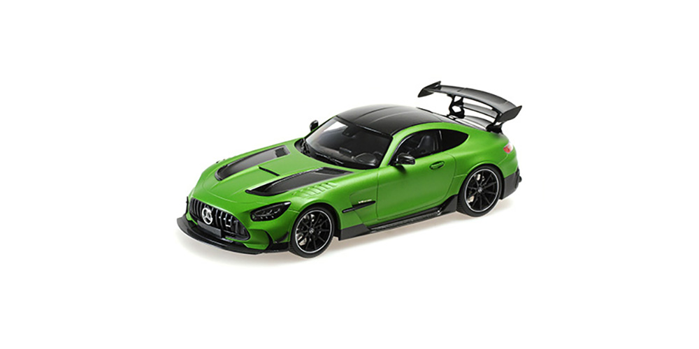 Minichamps 155032020 Mercedes-AMT GT Black Series - Matt Green Metallic - 2020 1:18