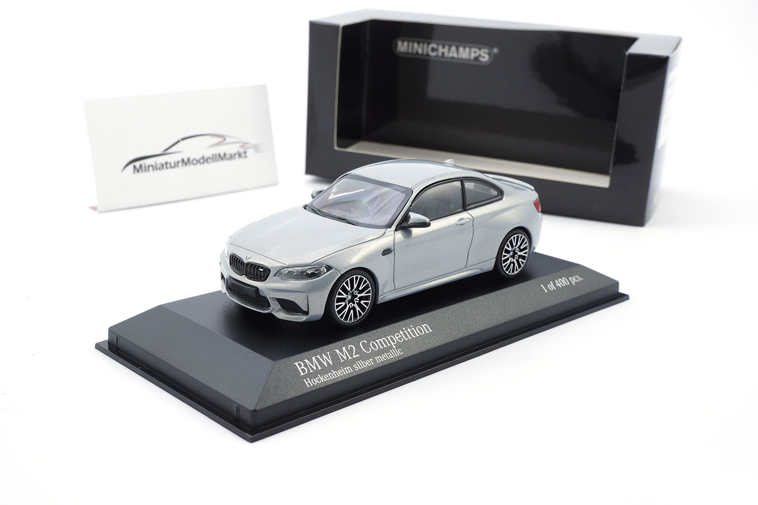 Minichamps 410026205 BMW M2 Competition - Silber - 2019 1:43