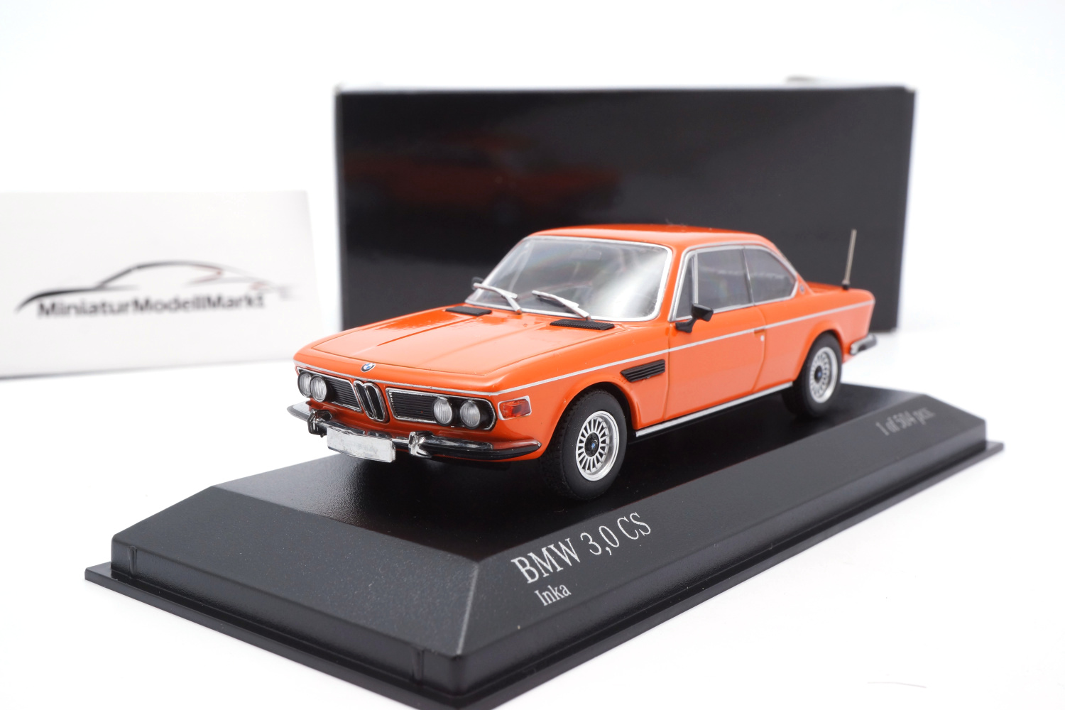 Minichamps 410029022 BMW 3.0 CS - Orange - 1968 1:43