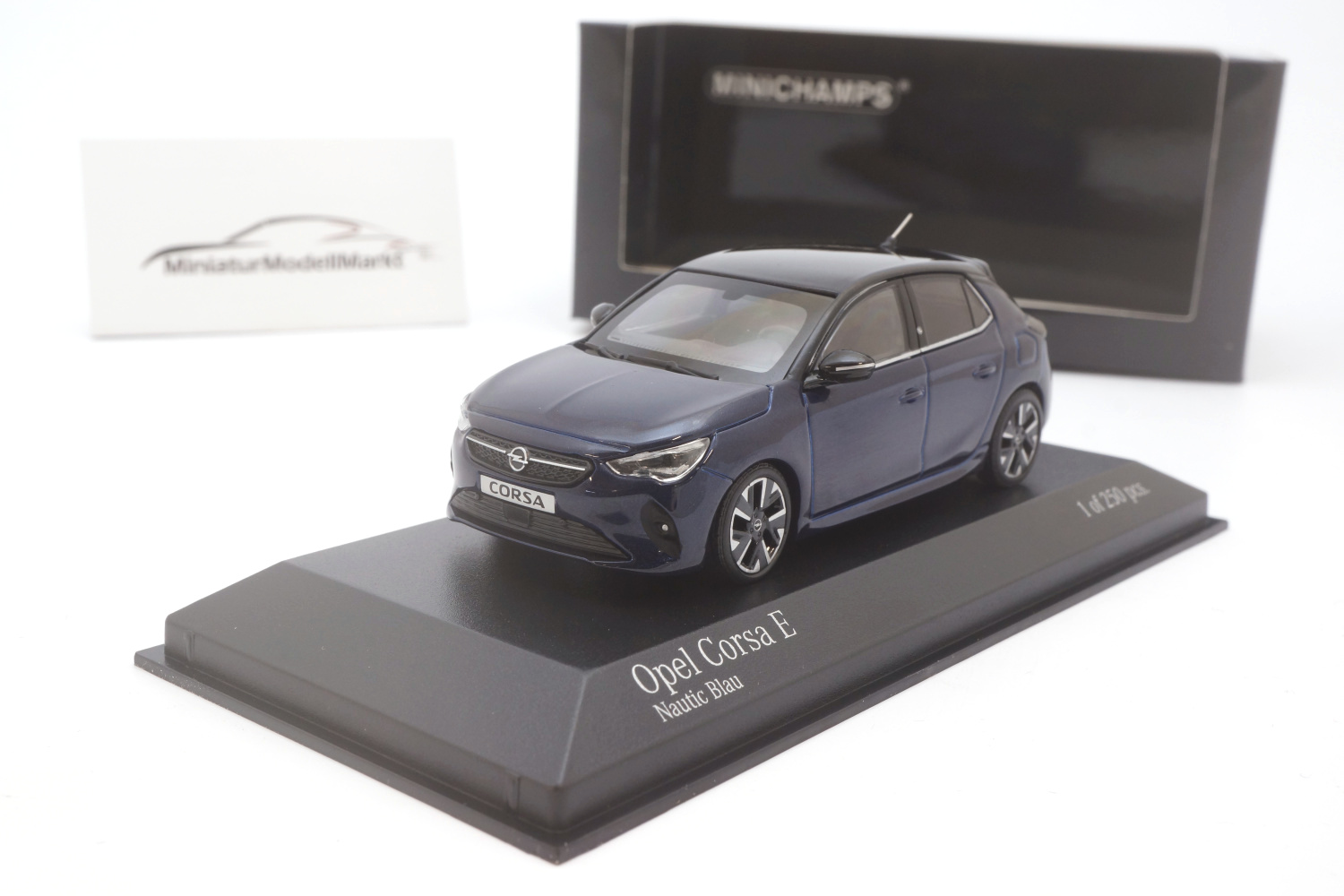 Minichamps 410049000 Opel Corsa E - Blau Metallic - 2019 1:87