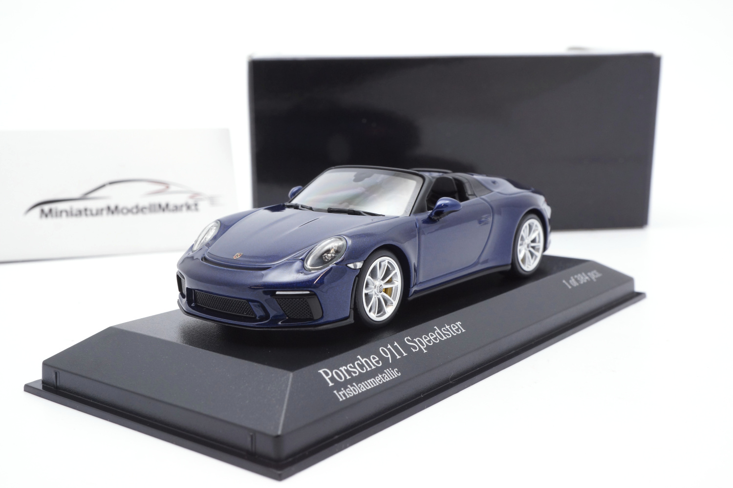 Minichamps 410061132 Porsche 911 (991) Speedster - Irisblaumetallic - 2019 1:43