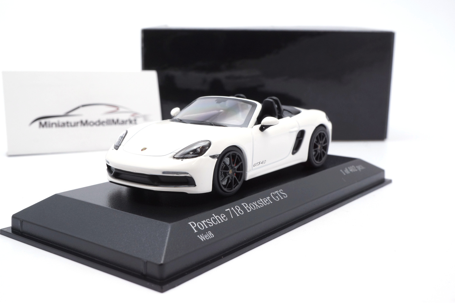 Minichamps 410069101 Porsche 718 Boxster GTS (982) - Weiss - 2020 1:43