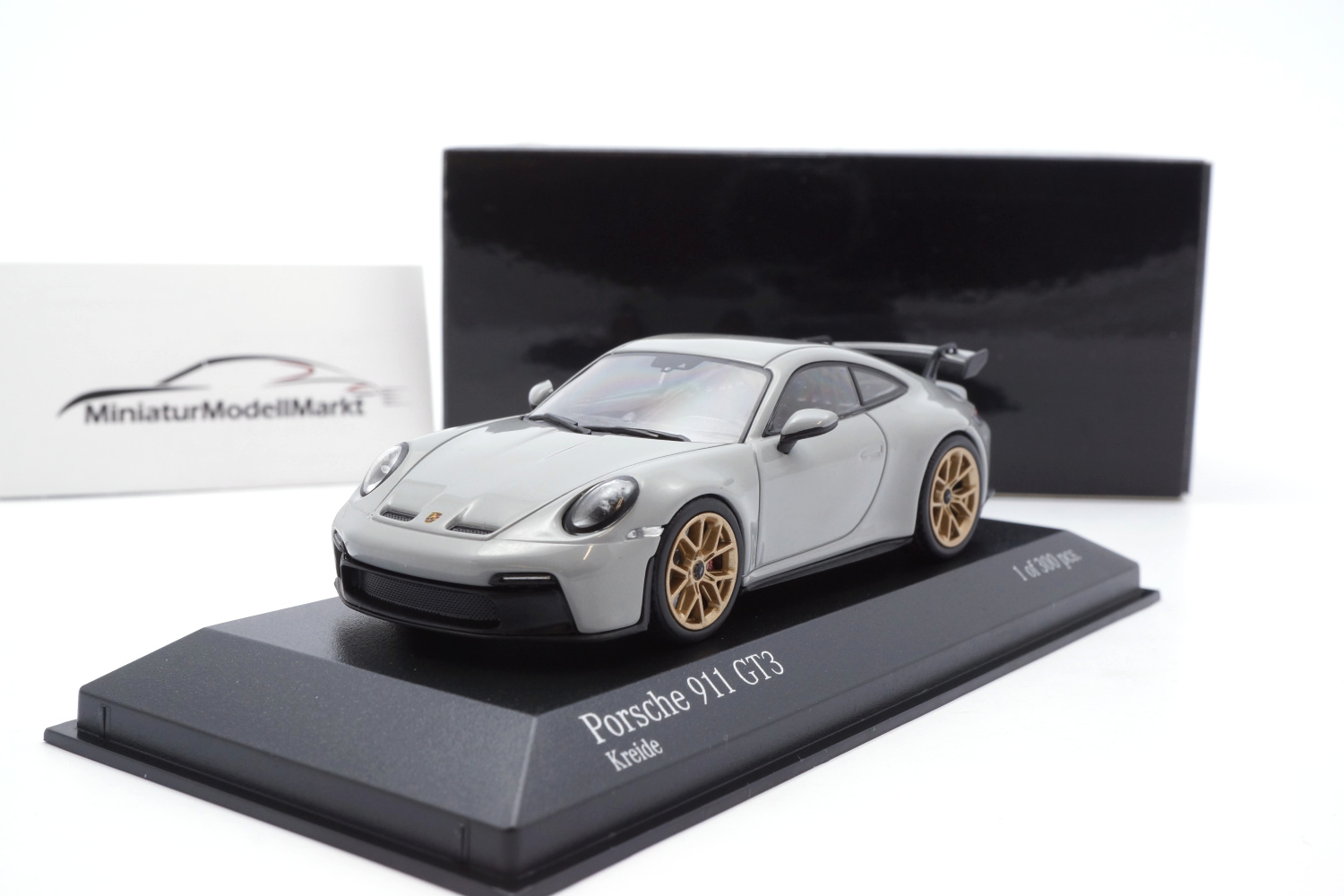Minichamps 410069201 Porsche 911 (992) GT3 - Kreide-Grau - 2020 1:43