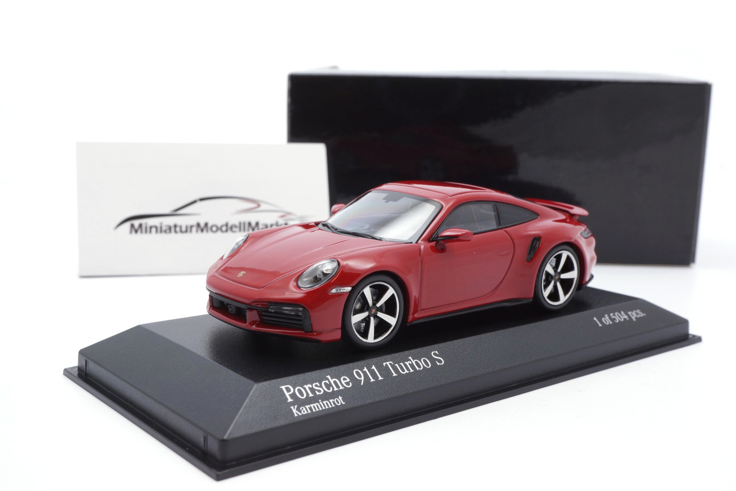 Minichamps 410069475 Porsche 911 Turbo S - Karminrot - 2020 1:43