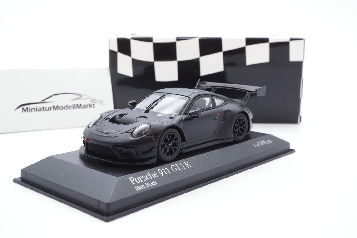 Minichamps 410196001 Porsche 911 GT3 R (991.2) - Matt-Schwarz - 2020 1:43