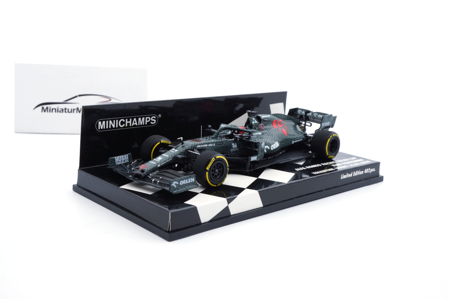 Alfa Romeo Racing Orlen C39 - Valtine Livery 2020 im Maßstab 1:43 von ...