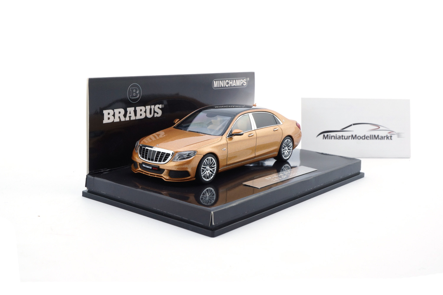 Minichamps 437035422 Mercedes Maybach S600 - Brabus 900 - Gold Metallic - 2016 1:43