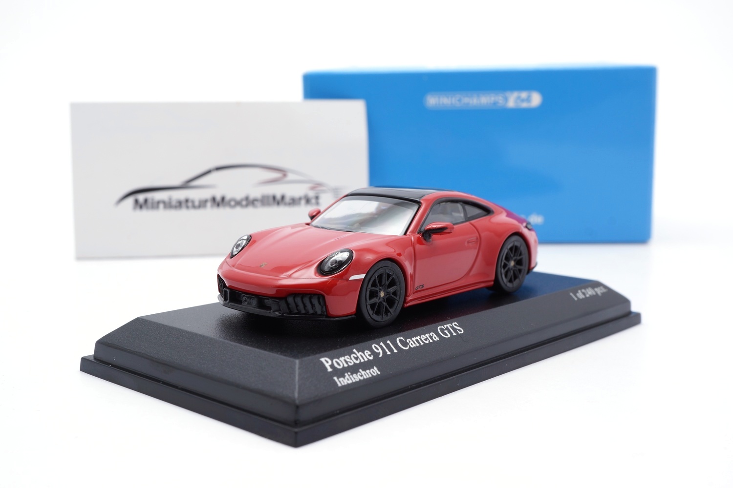 Minichamps 640064120 Porsche 911 992.2 Carrera GTS - Rot - 2025 1:64