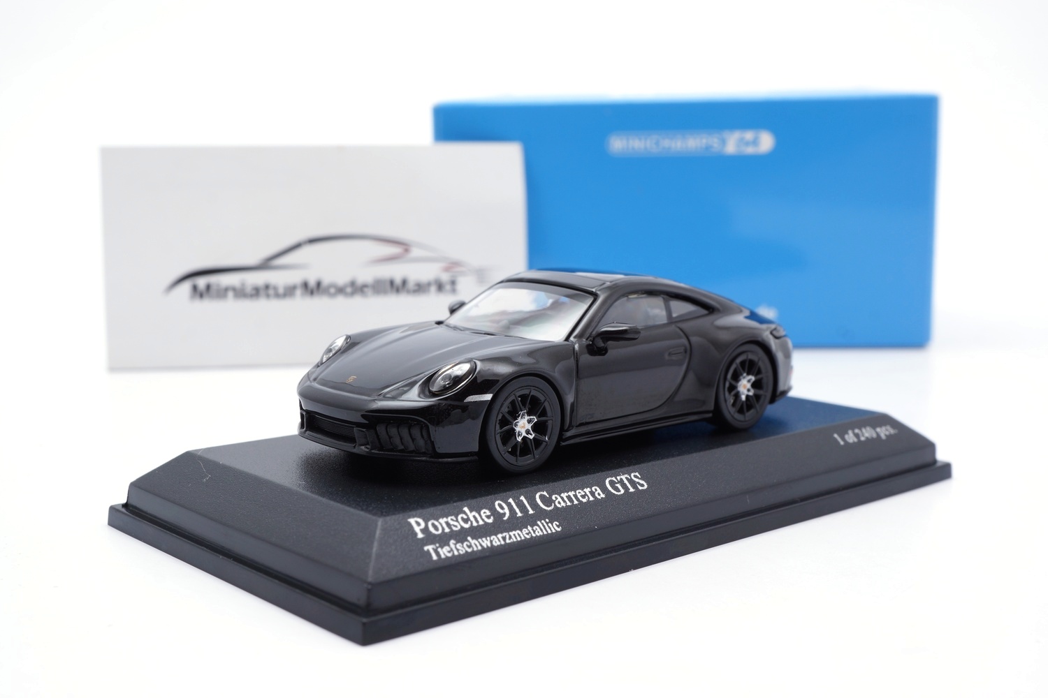 Minichamps 640064122 Porsche 911 992.2 Carrera GTS - Schwarz - 2025 1:64