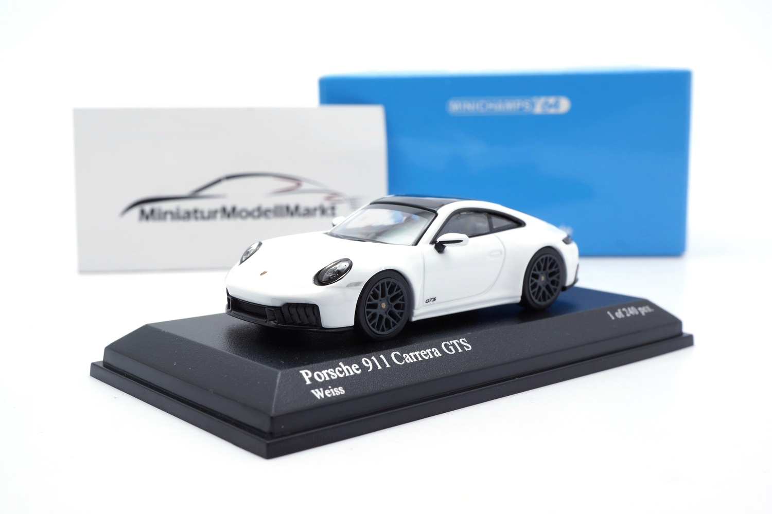 Minichamps 640064125 Porsche 911 992.2 Carrera GTS - Weiss - 2025 1:64