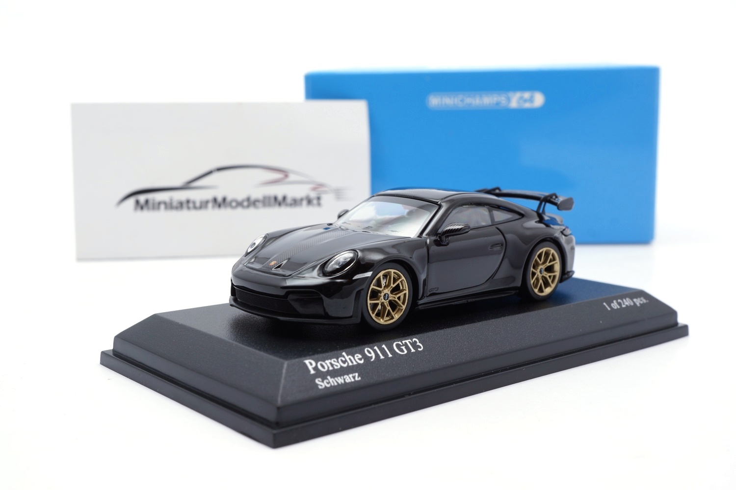 Minichamps 640064222 Porsche 911 992.2 GT3 - Black Weissach - 2025 1:64