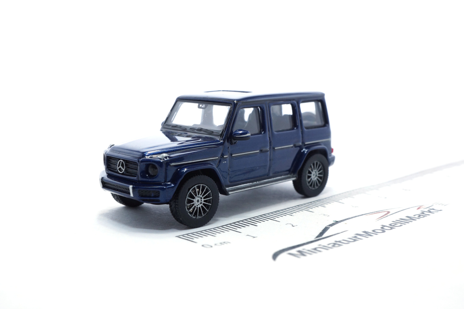 Minichamps 870037401 Mercedes-Benz G-Klasse G500 W463 Blau Metallic 2018 1:87