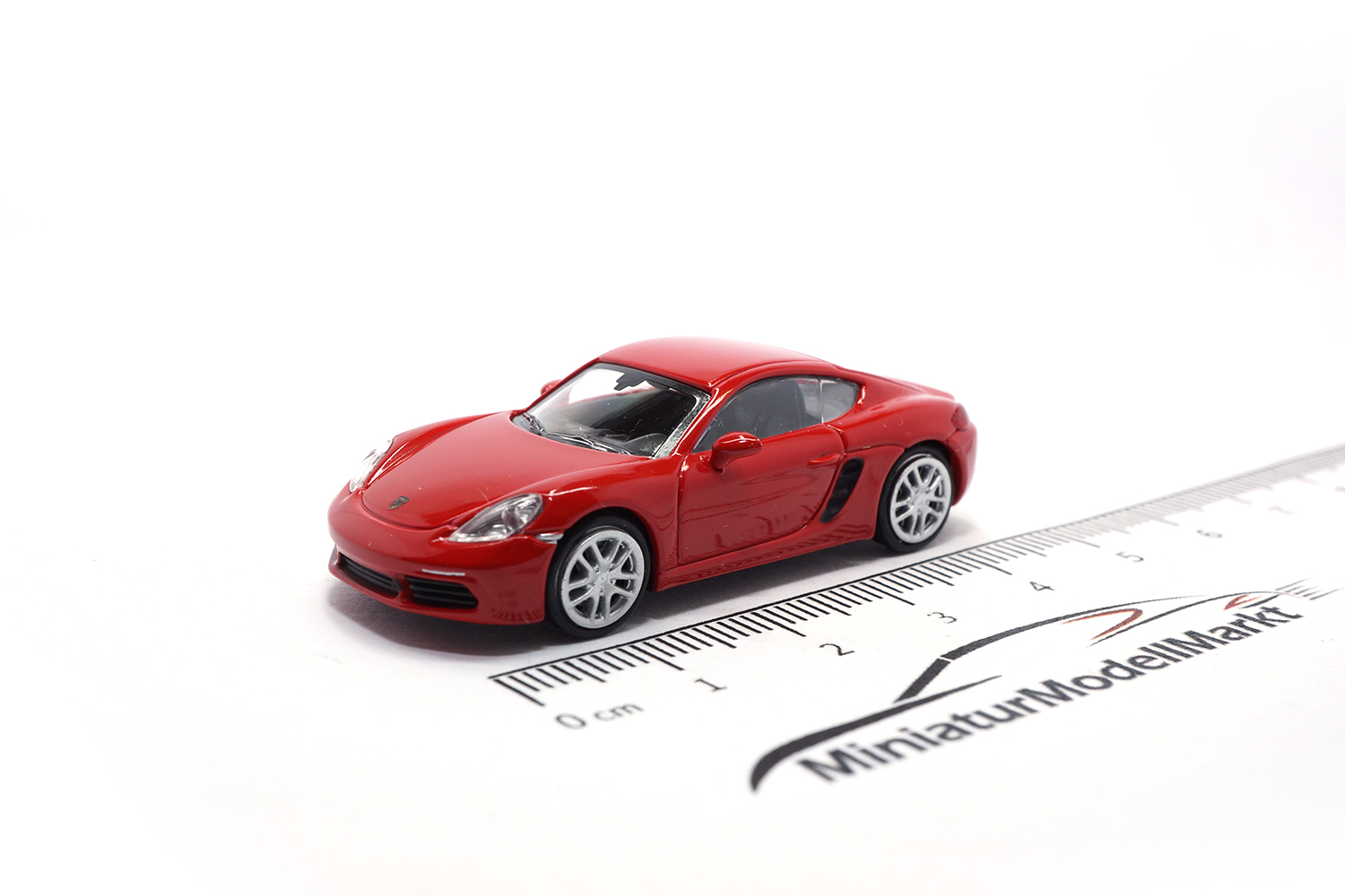 Minichamps 870065222 Porsche 718 Cayman - Rot - 2016 1:87