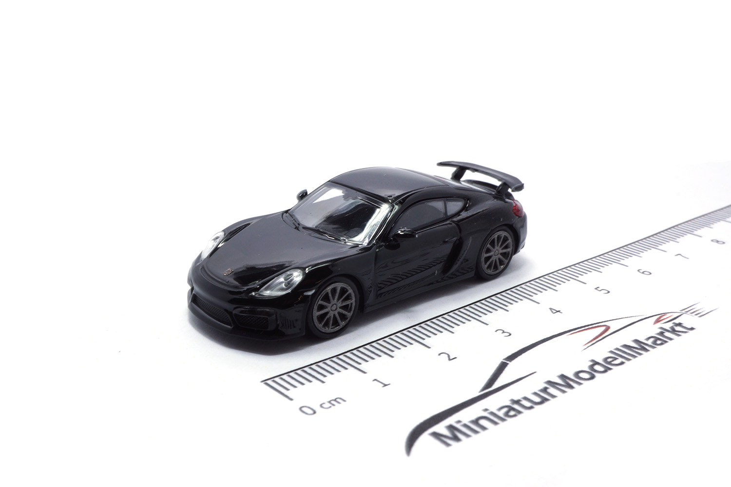 Minichamps 870066121 Porsche Cayman GT 4 - Schwarz - 2016 1:87