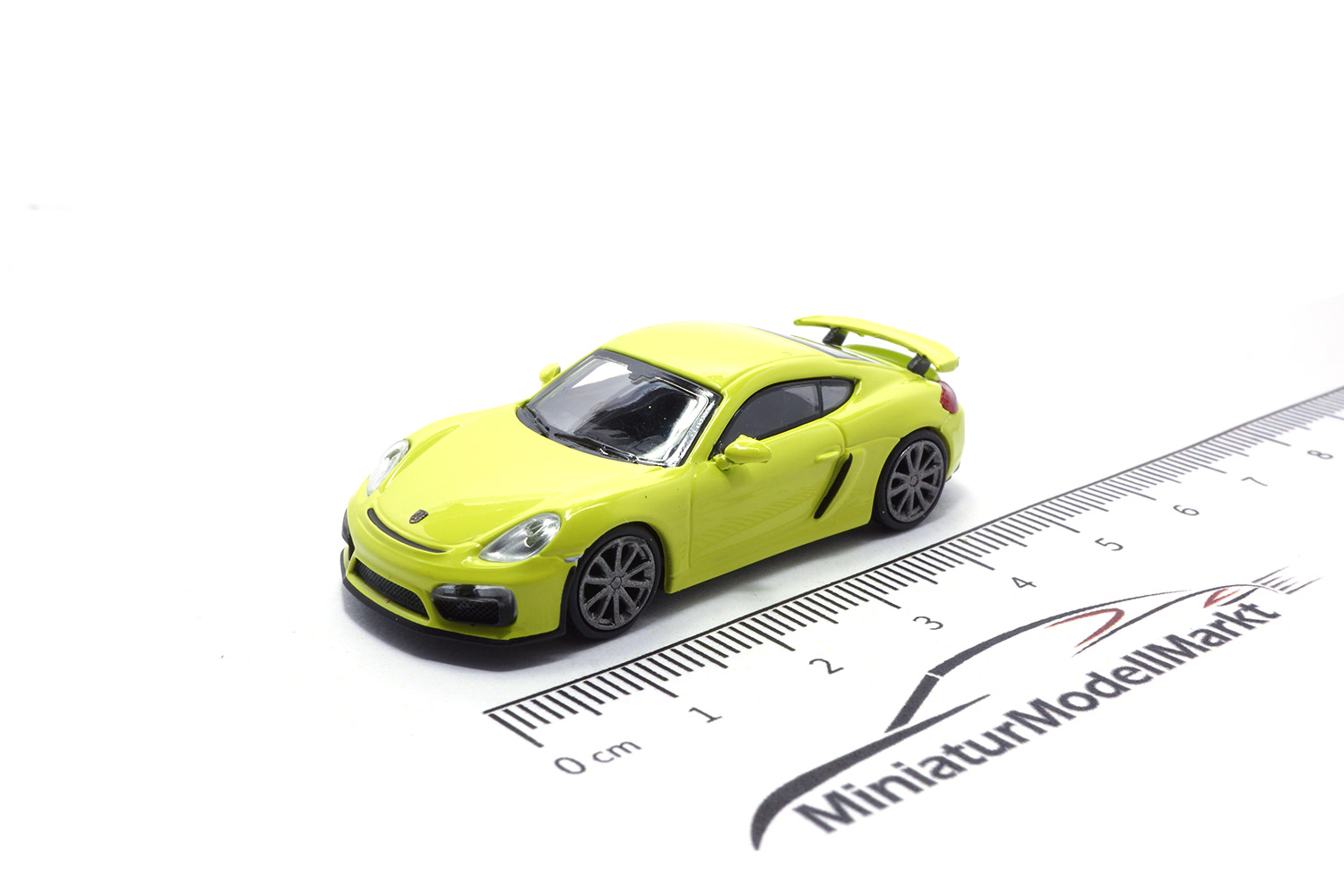 Minichamps 870066122 Porsche Cayman GT 4 - GrÃn - 2016 1:87