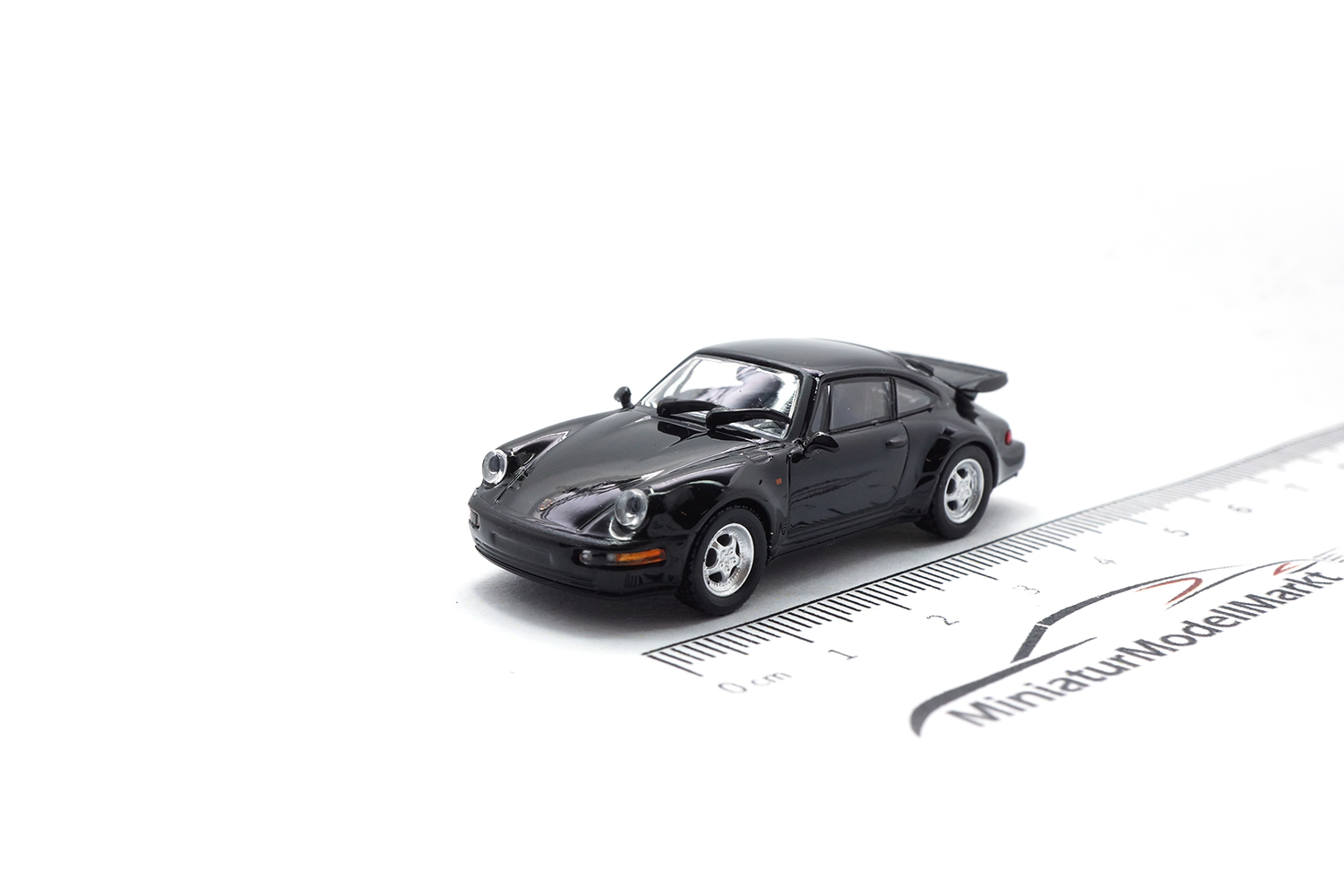 Minichamps 870069104 Porsche 911 Turbo - Schwarz - 1990 1:87