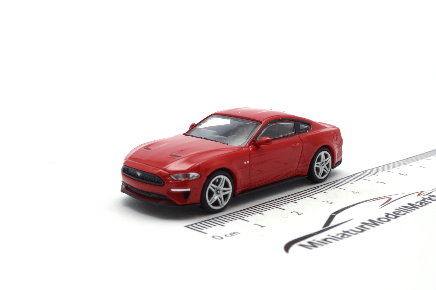 Minichamps 870087020 Ford Mustang - Rot - 2018 1:87
