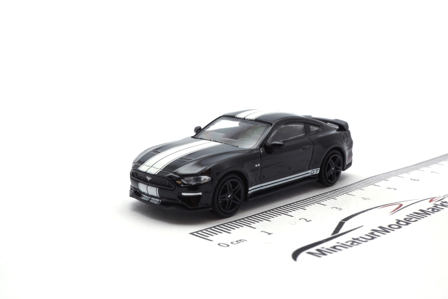 Minichamps 870087022 Ford Mustang - Schwarz - 2018 1:87