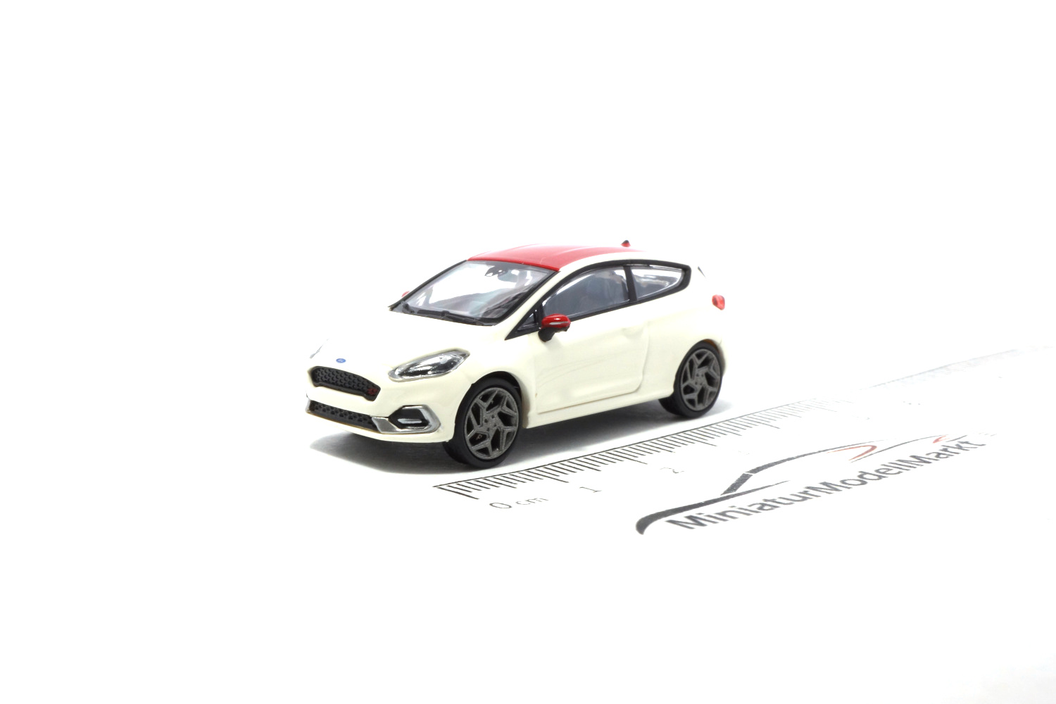 Minichamps 870087102 Ford Fiesta ST - Weiß - 2018 1:87