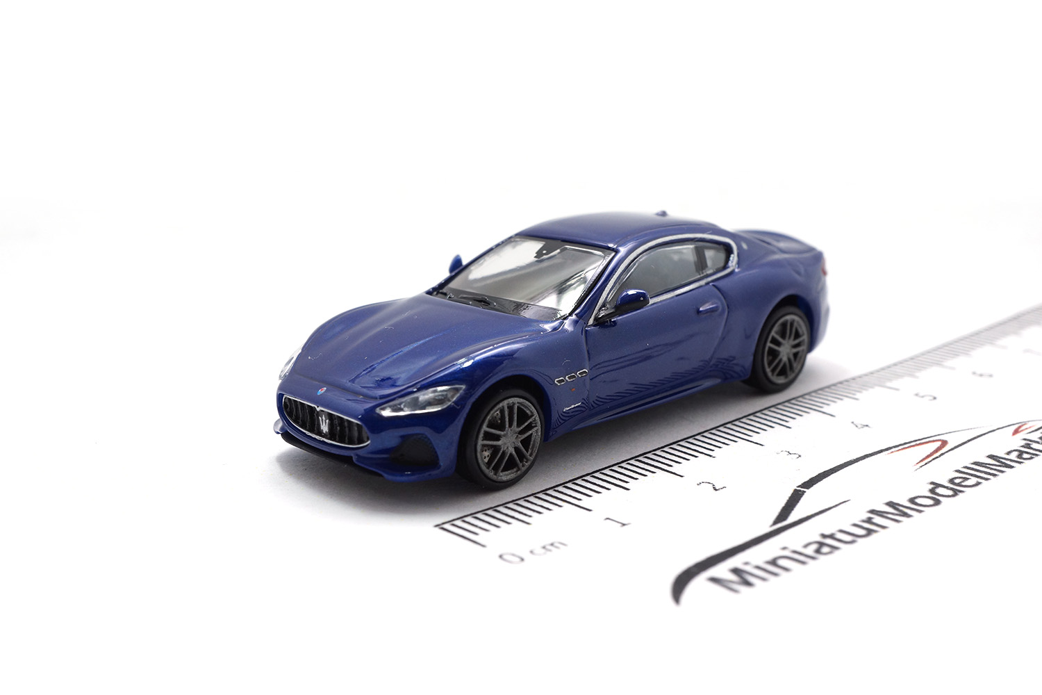 Minichamps 870123121 Maserati Granturismo - Blau-Metallic - 2018 1:87