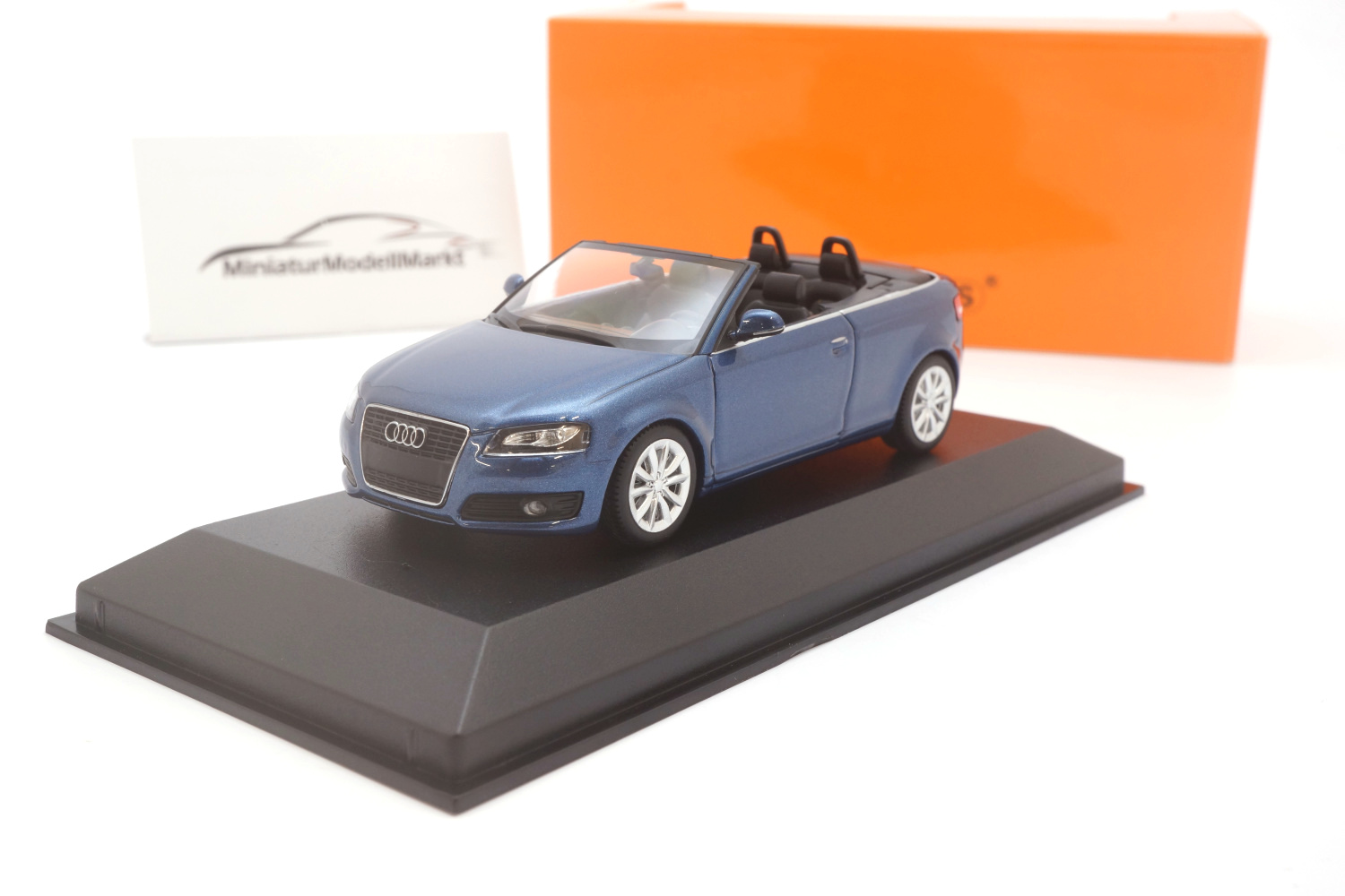 Minichamps 940017131 Audi A3 Cabrio - Dunkelblau Metallic - 2007 1:43