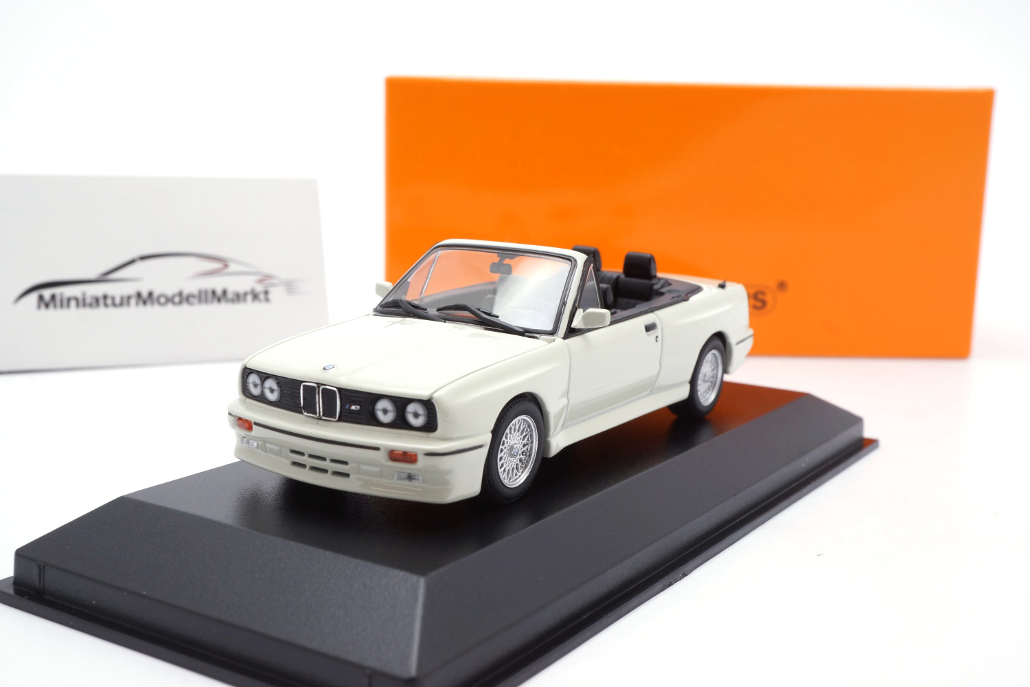 Minichamps 940020331 BMW M3 Cabriolet (E30) - Weiss - 1988 1:43