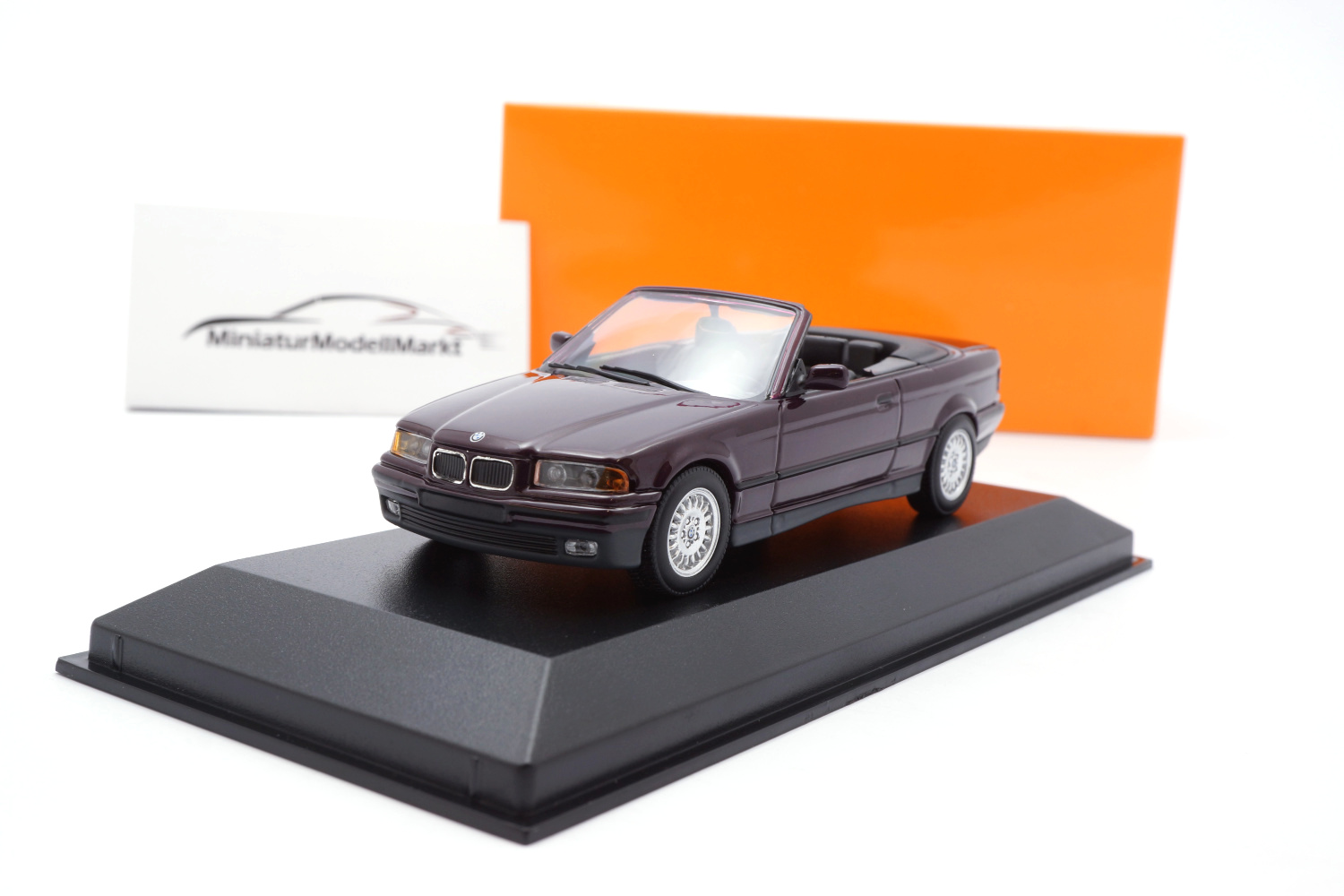 Minichamps 940023331 BMW 3er Serie (E36) Cabrio - Purple Metallic - 1993 1:43
