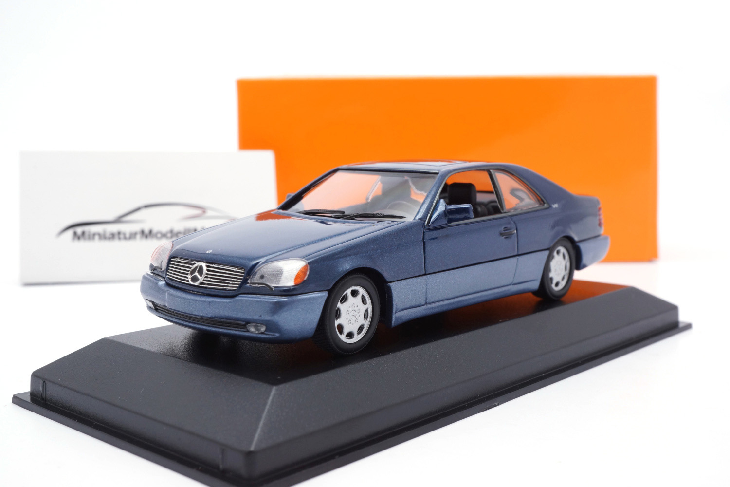 Minichamps 940032600 Mercedes-Benz 600SEC Coupe - Blau Metallic - 1992 1:43