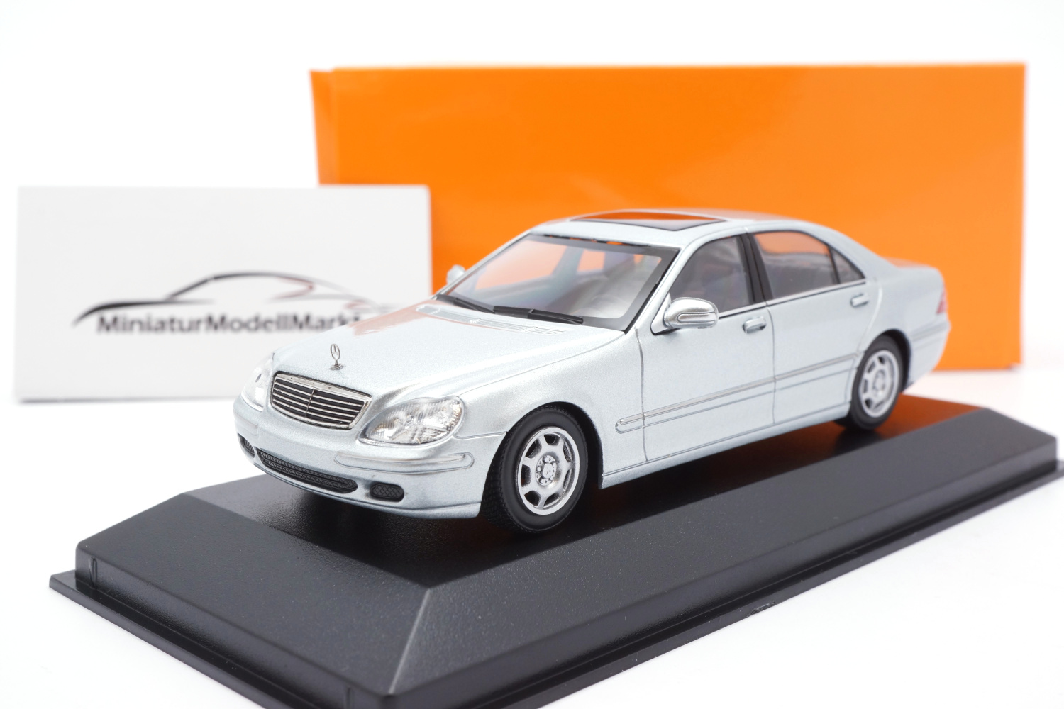 Minichamps 940036200 Mercedes-Benz S-Klasse (W220) - Silber - 1998 1:43