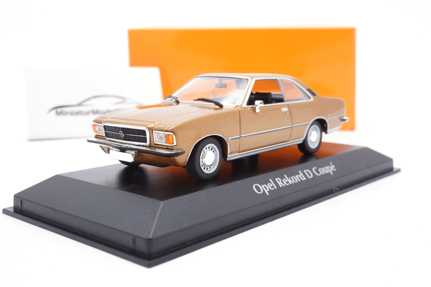 Minichamps 940044020 Opel Rekord D Coupe - Gold - 1975 1:43