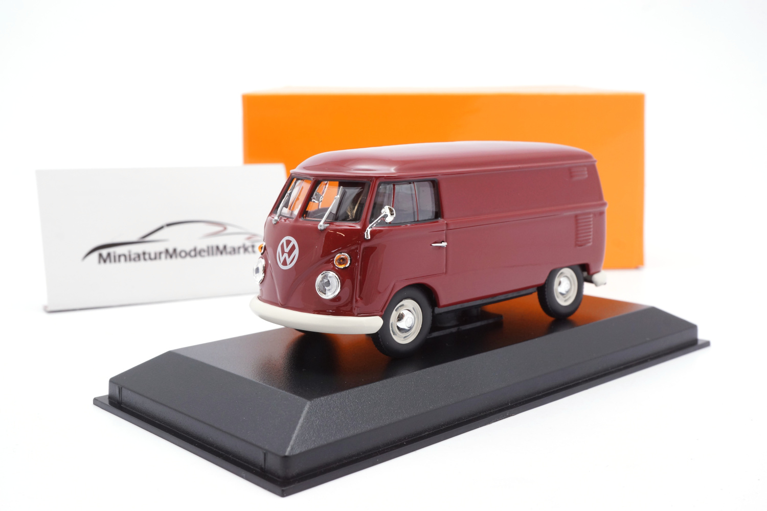 Minichamps 940052201 Volkswagen T1 Kastenwagen - Dunkelrot - 1963 1:43