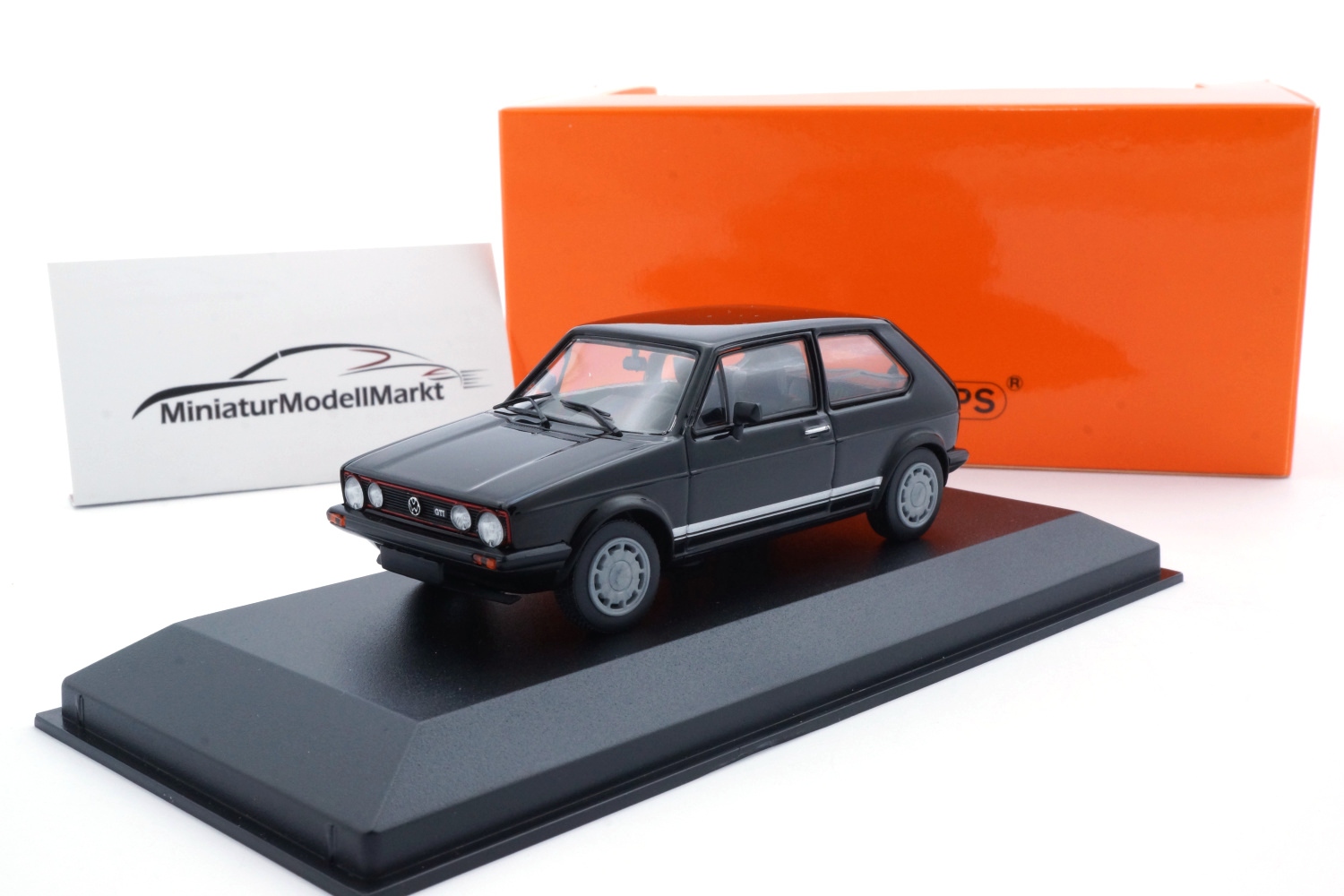 Minichamps 940055172 VW Golf GTI - Schwarz - 1983 1:43