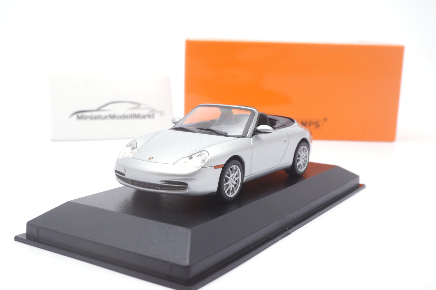 Minichamps 940061031 Porsche 911 Cabrio (996) - Silber - 2001 1:43