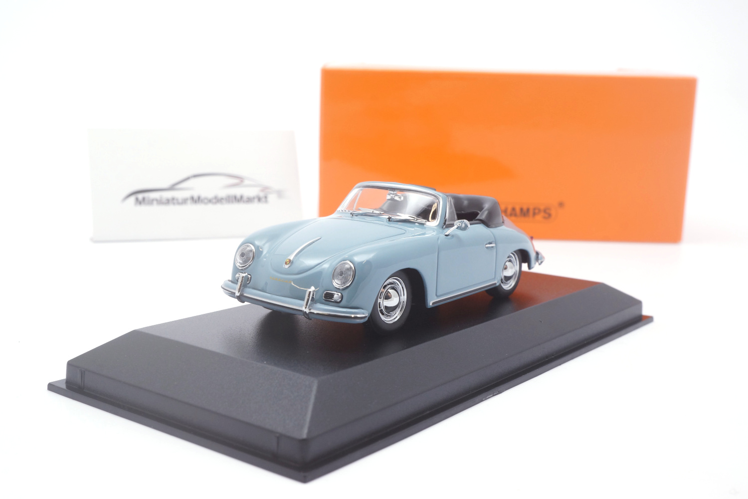 Minichamps 940064231 Porsche 356 A Cabrio - Blau - 1956 1:43