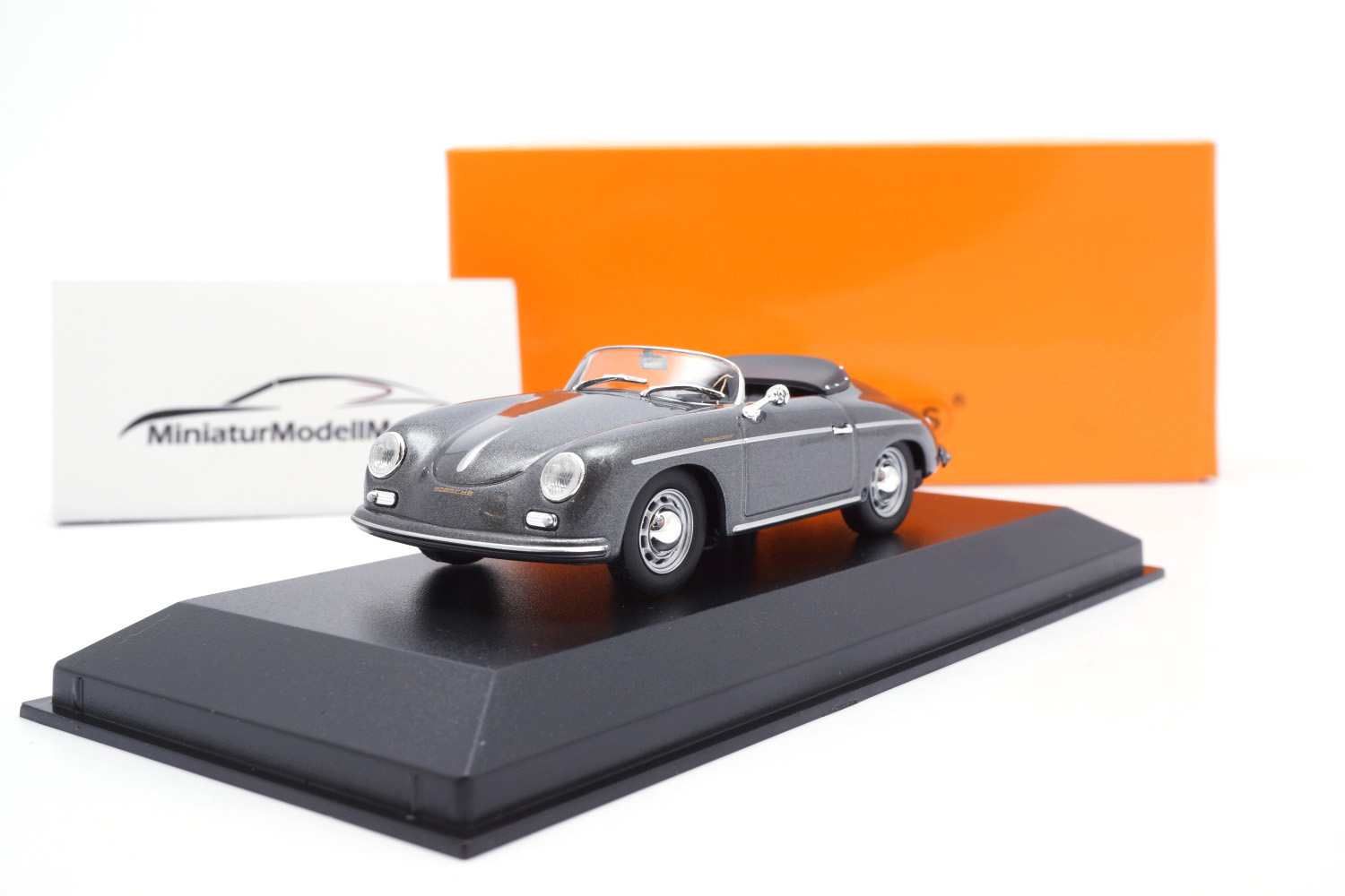 Minichamps 940065530 Porsche 356 Speedster - Grau Metallic - 1956 1:43
