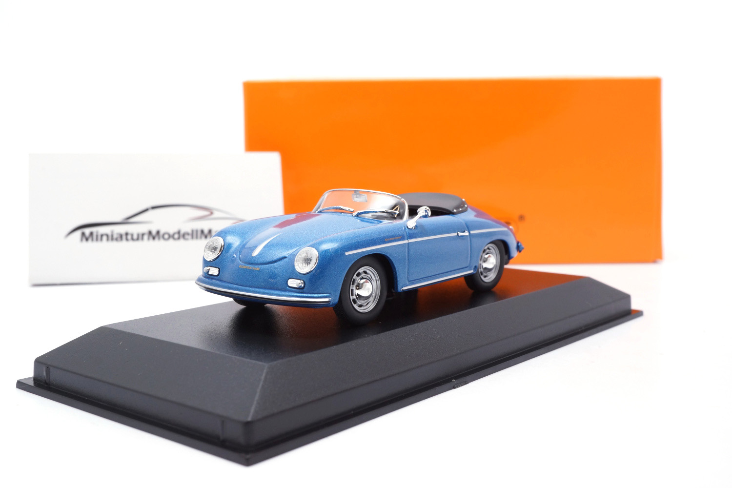 Minichamps 940065531 Porsche 356 Speedster - Blau Metallic - 1956 1:43