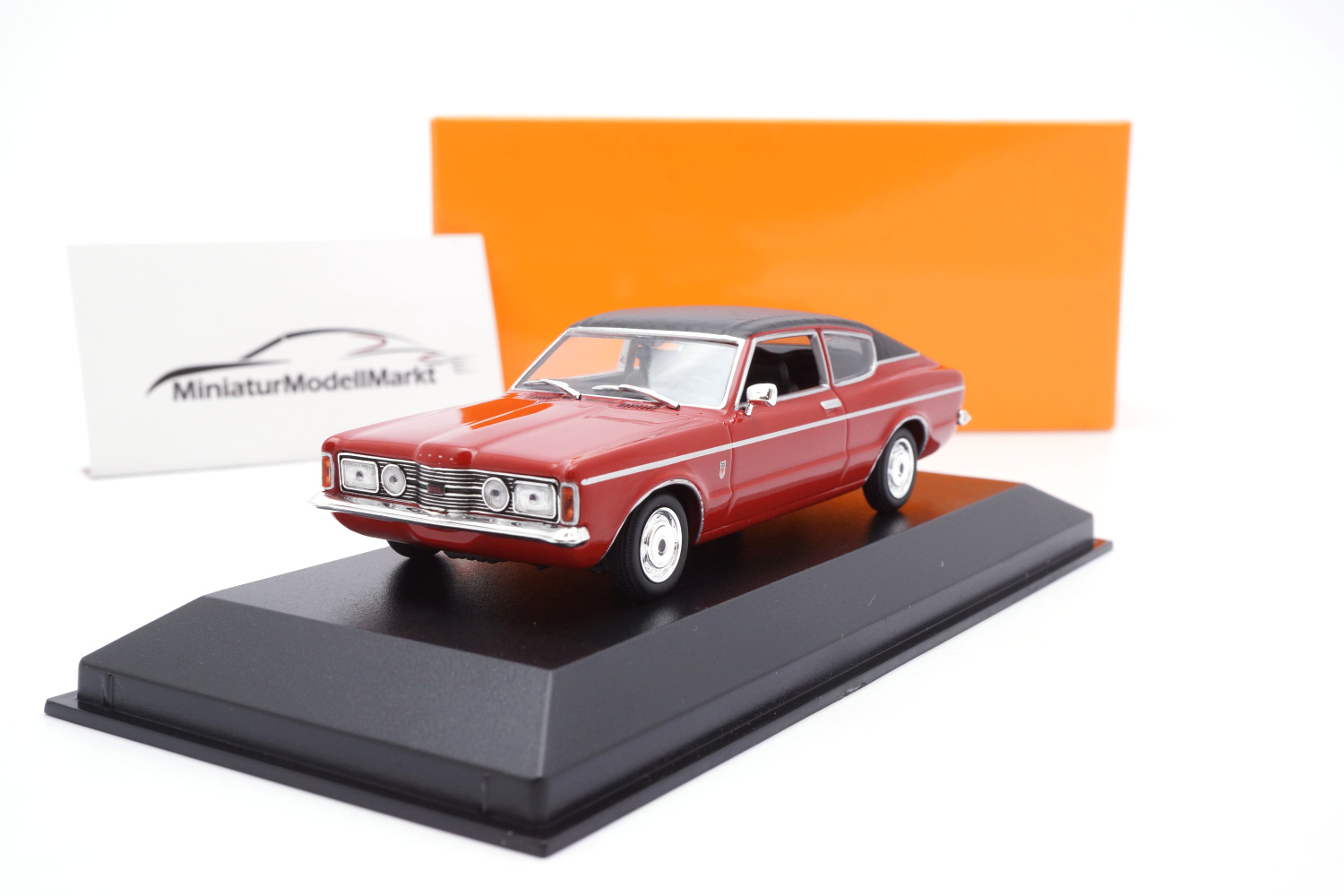 Minichamps 940081321 Ford Taunus Coupe - Rot - 1970 1:43