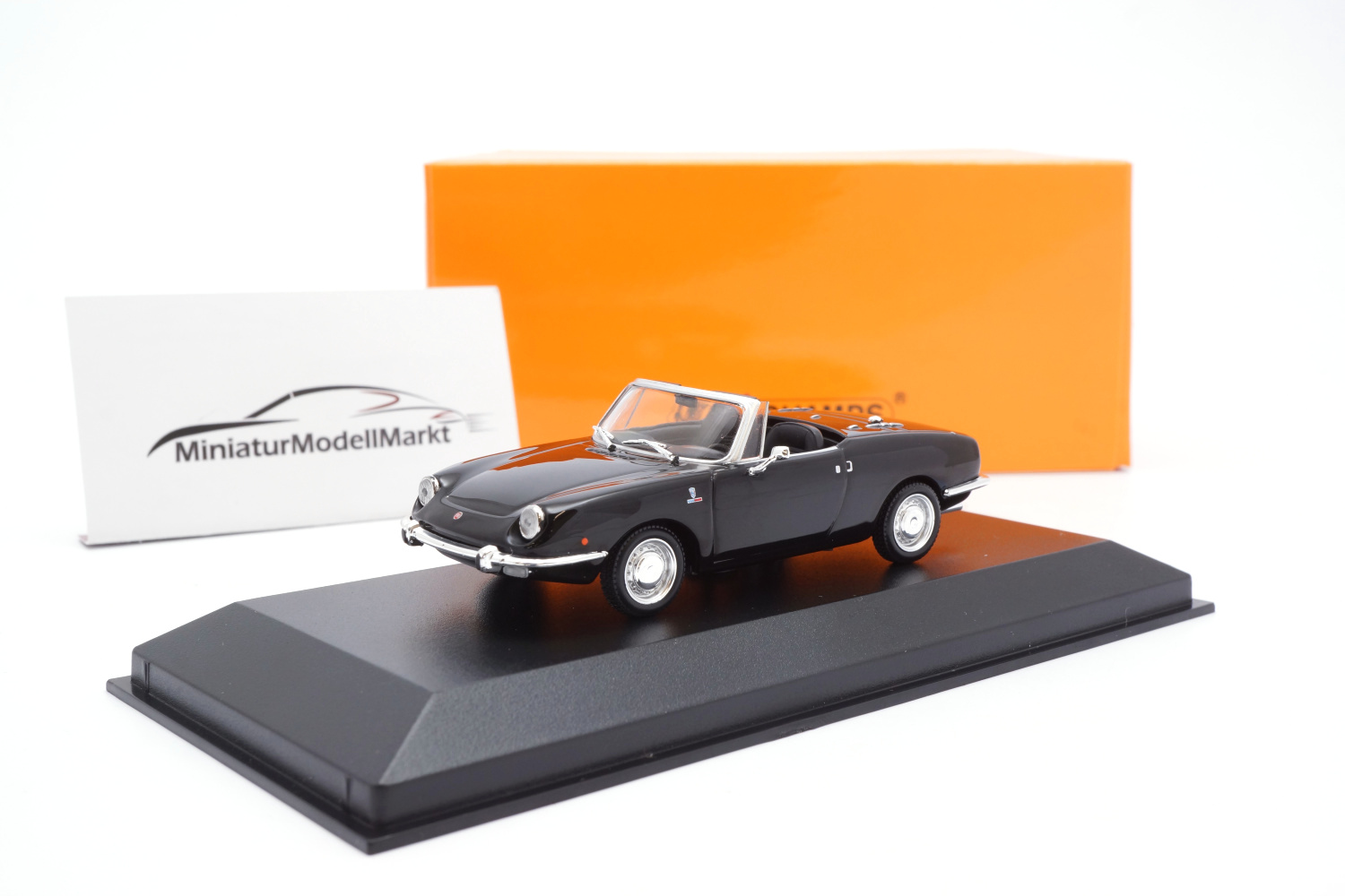 Minichamps 940121231 Fiat 850 Sport Spider - Schwarz - 1968 1:43