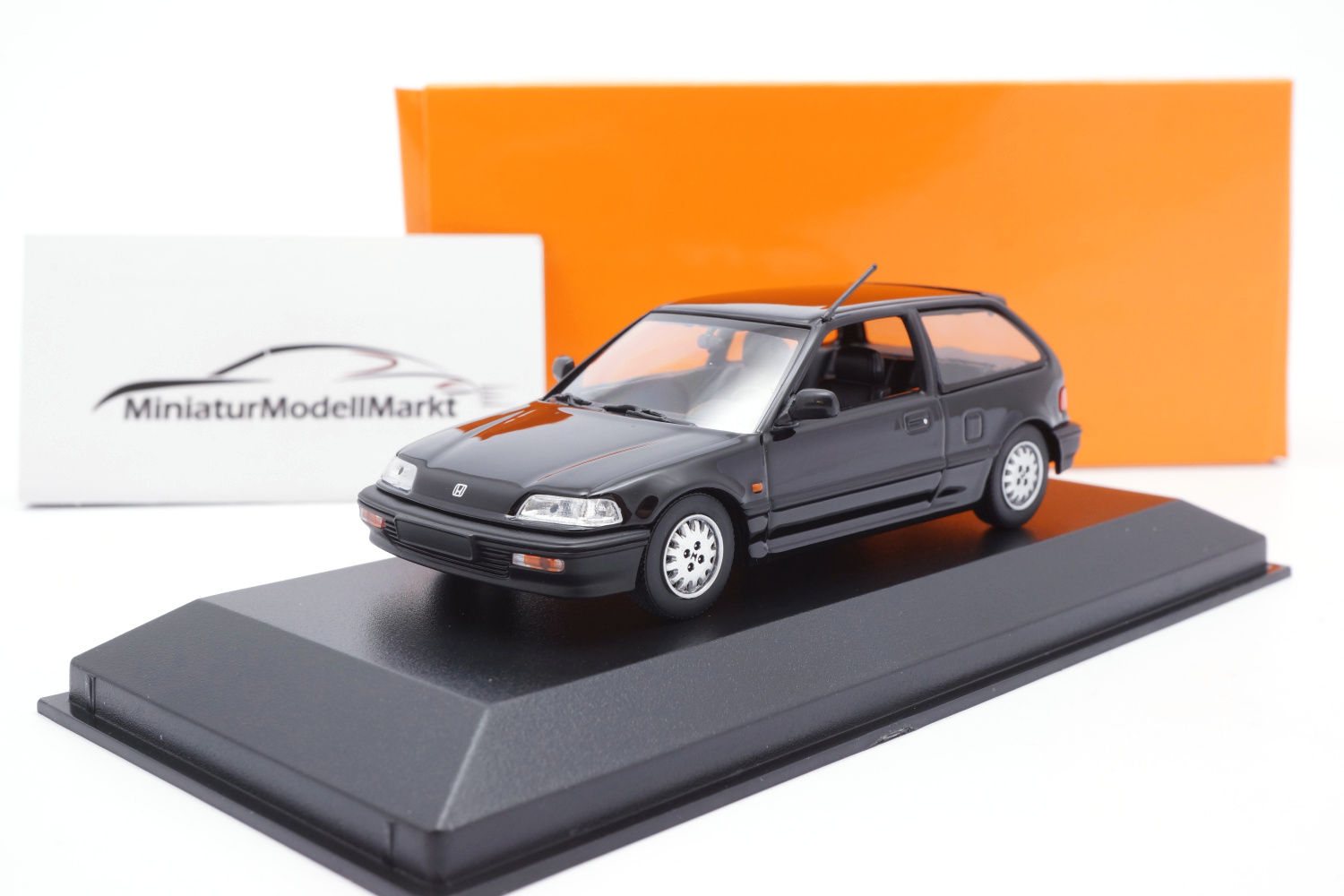 Minichamps 940161501 Honda Civic - Schwarz - 1990 1:43