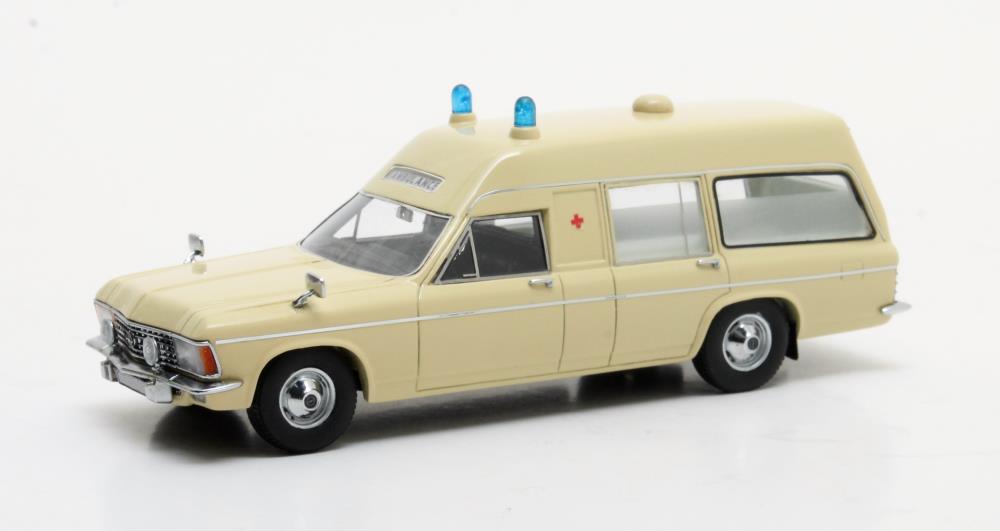 Matrix Scale Models 11502-051 Opel Admiral B LWB Miesen Ambulance beige 1970 1:43
