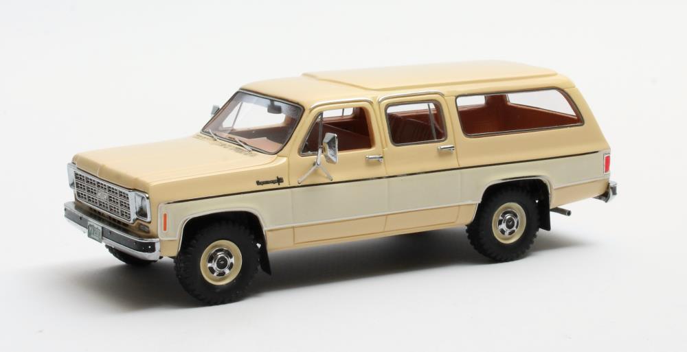 Matrix Scale Models 20302-373 Chevrolet Suburban K10 creme 1978 1:43