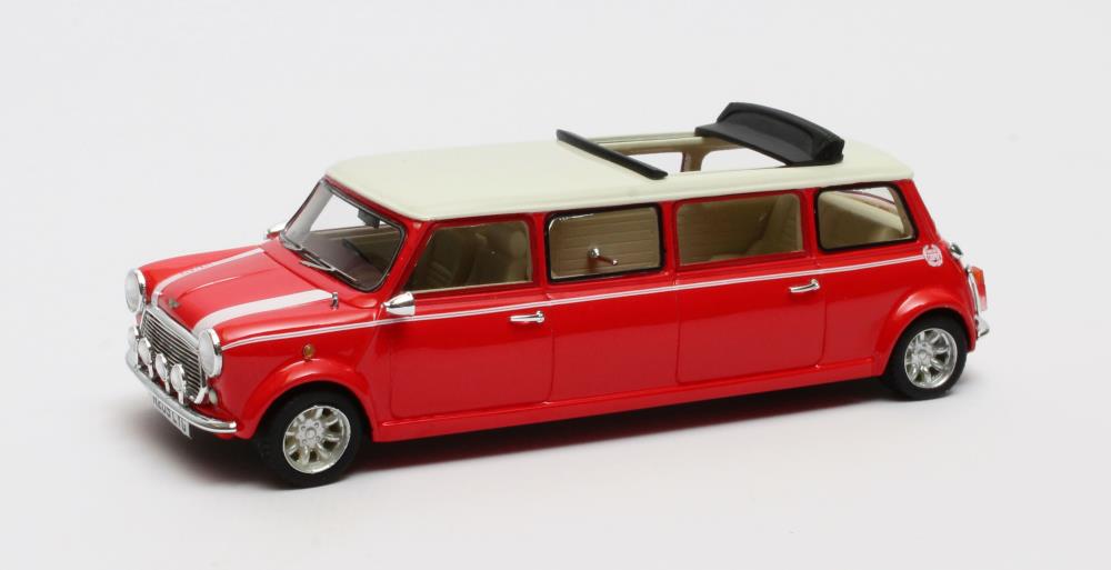 Matrix Scale Models 30110-031 Mini Cooper Limousine white / red 1990 1:43